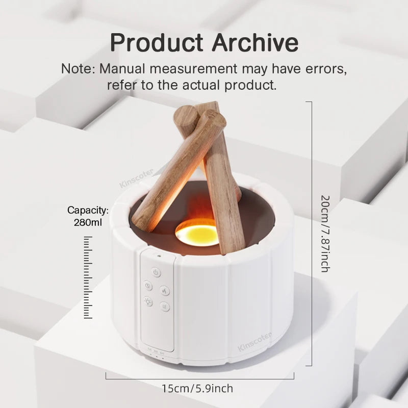 HollowCove™ Flame Bonfire Air Diffuser Humidifier